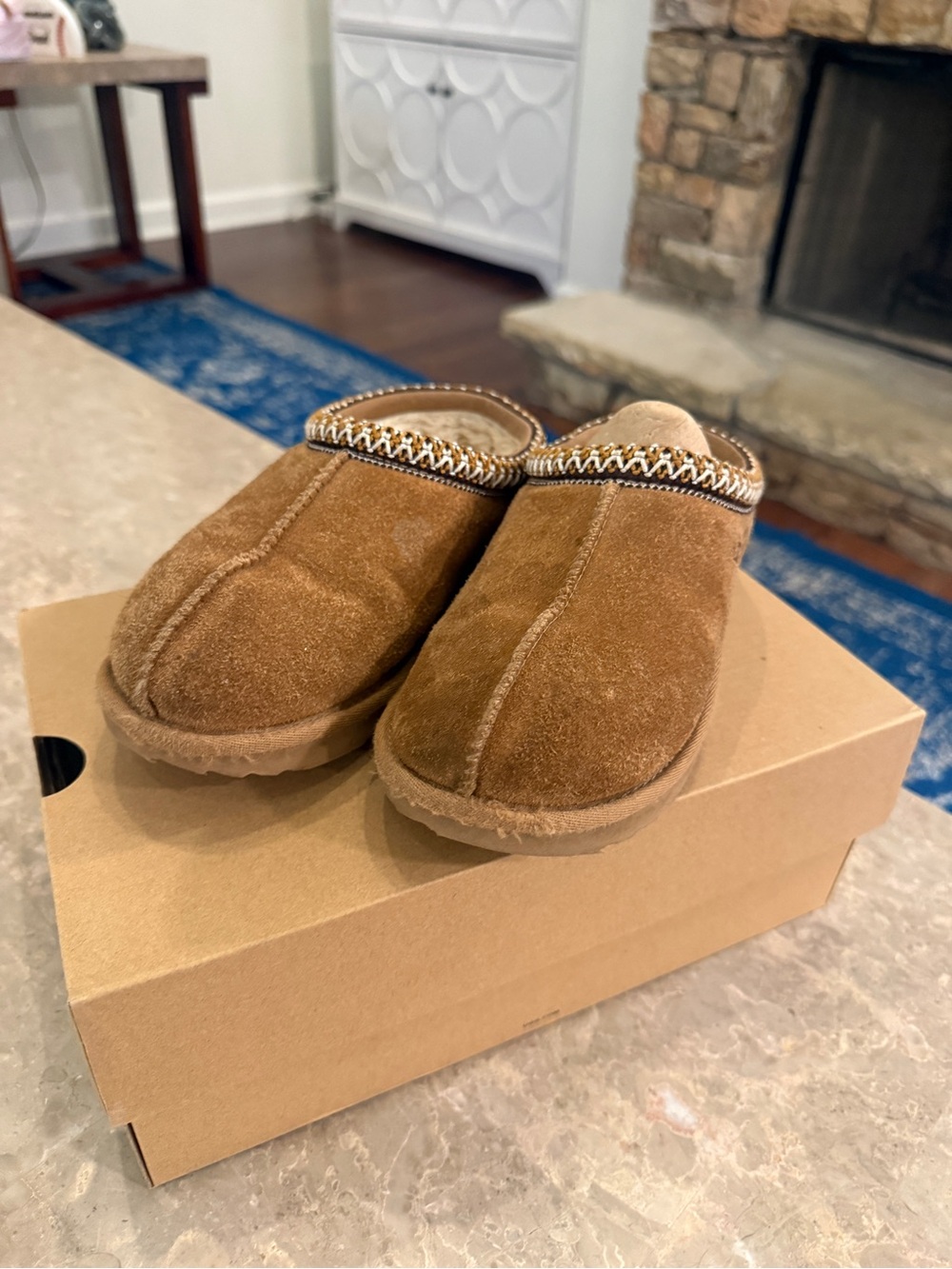 UGG Kids Chestnut Tasman Slippers